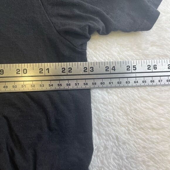 XL Black cutoff Midriff Star Wars The Mandalorian Grogu The Child T Shirt Fifth - Picture 8 of 11